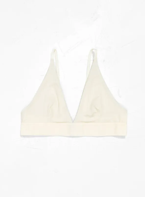 Triangle Bra Undyed sold by Garbstore