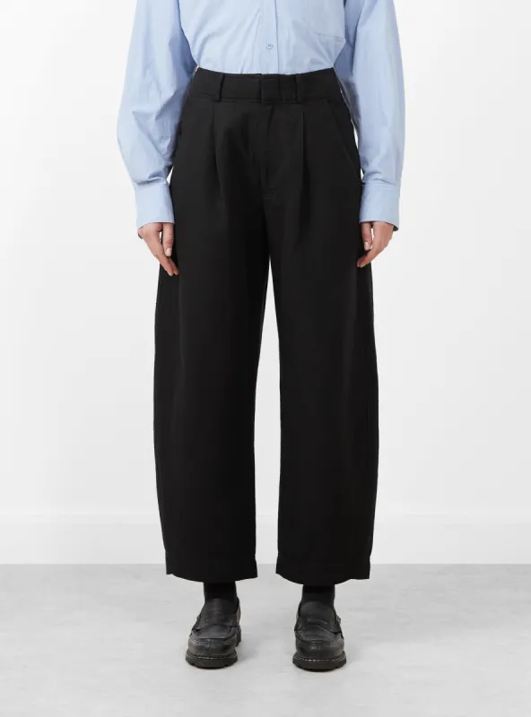 Bari Crop Trouser Black sold by Garbstore