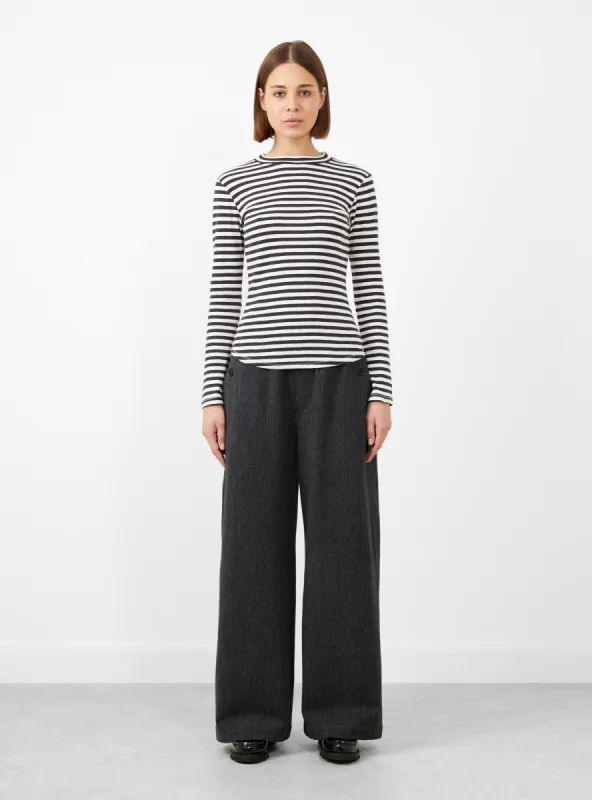 Highrain Top Black and White sold by Garbstore