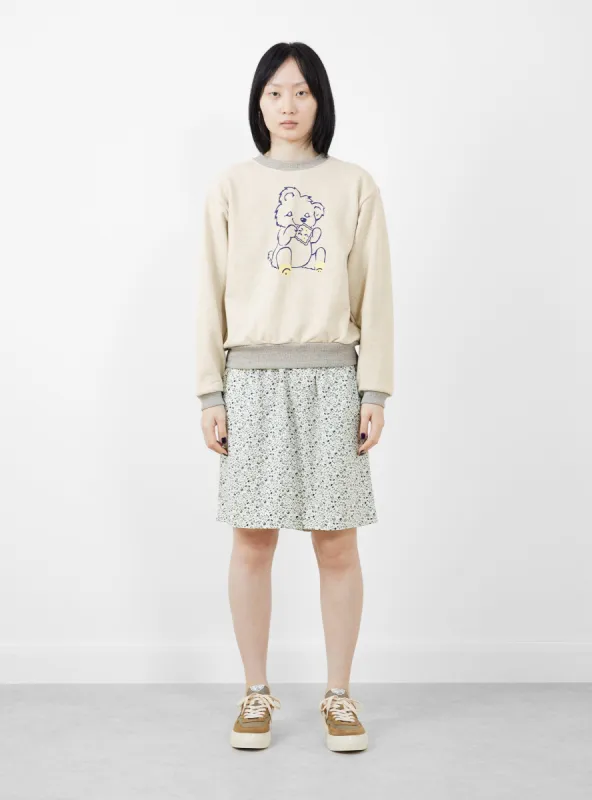 Peckish Bear Crewneck Grey sold by Garbstore