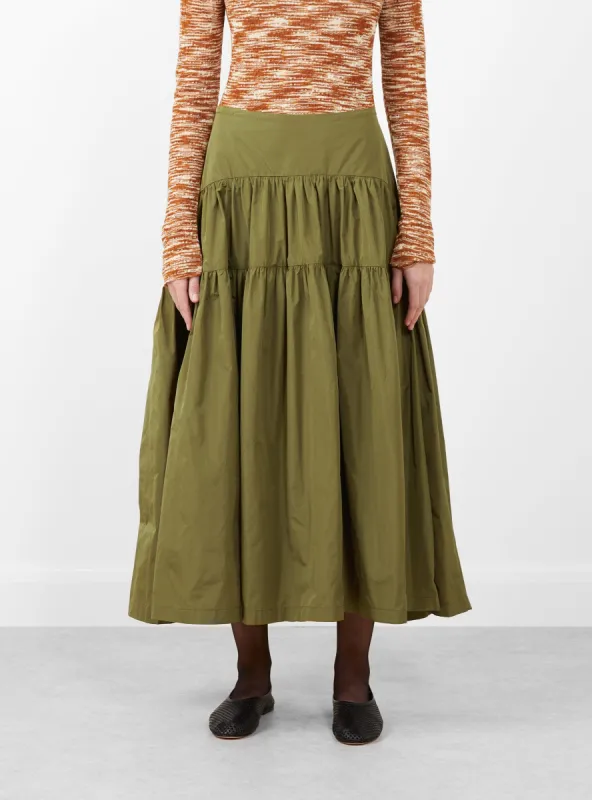 Swift Skirt Olive made by Rachel Comey