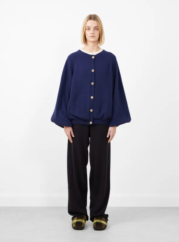 Soar Cardigan Fortunale Blue sold by Garbstore