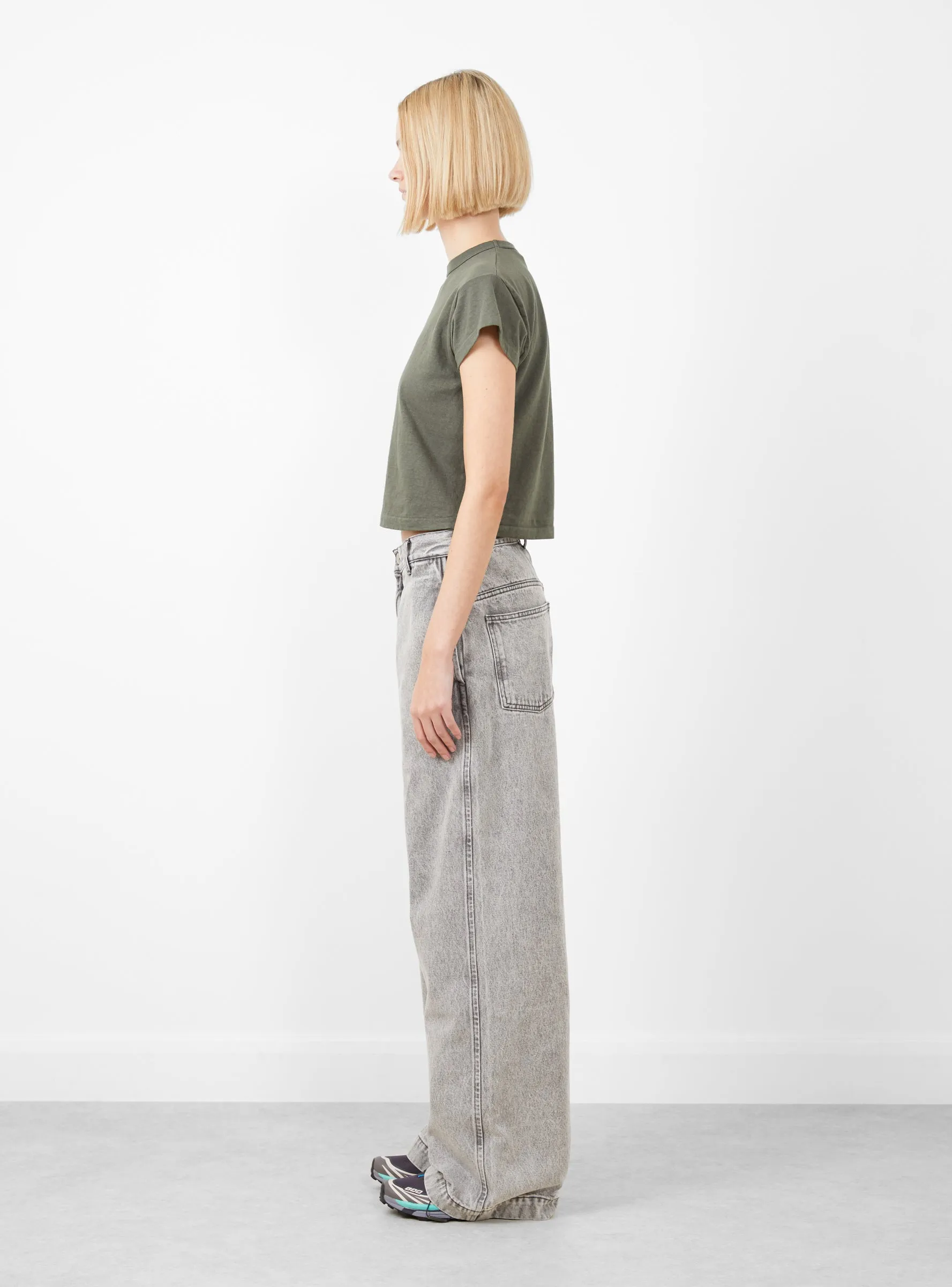 Hi'Aka Shortsleeve T-Shirt Pigment Dye Grape Leaf sold by Garbstore product image thumbnail 3