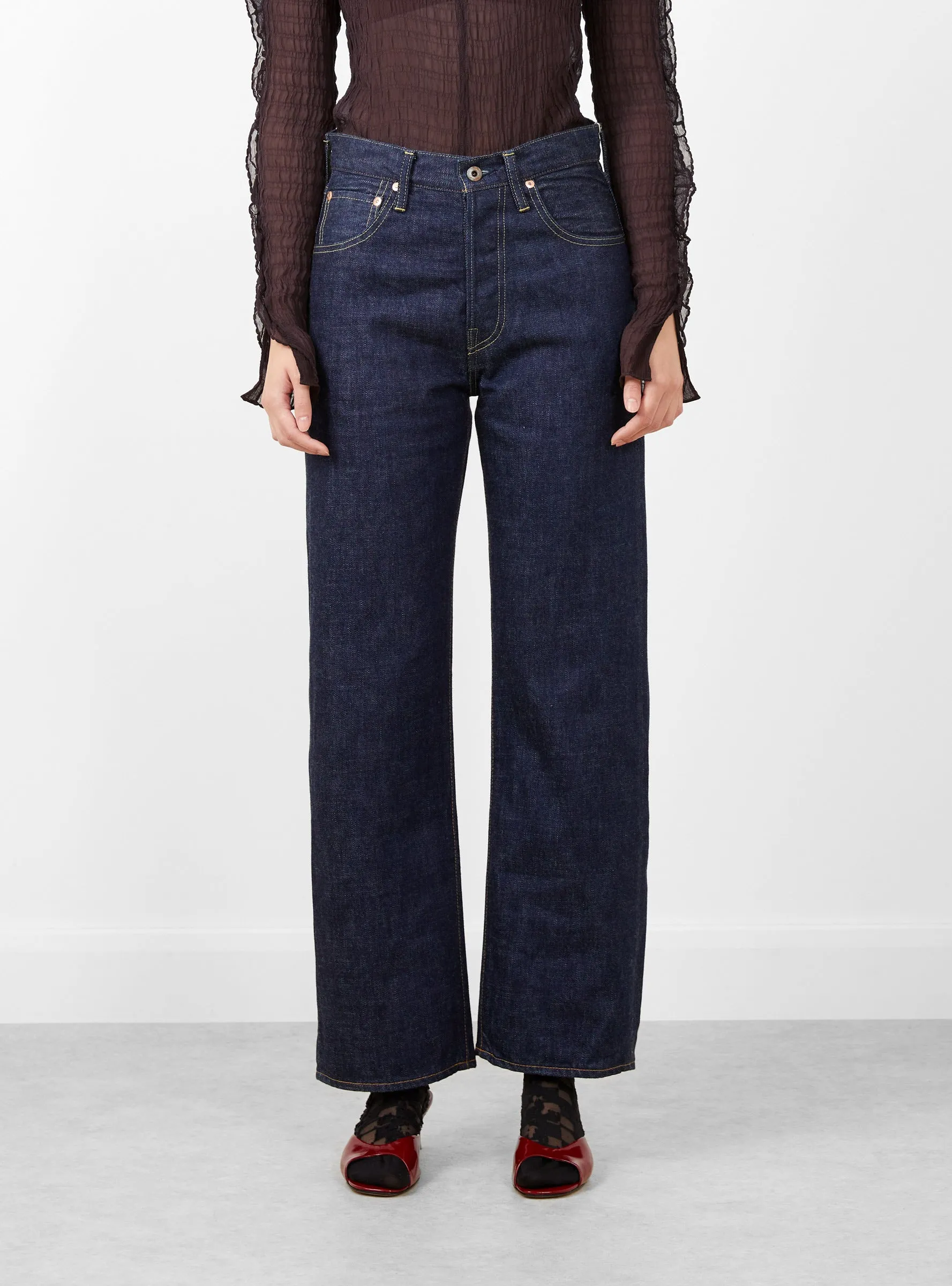 Selvedge Denim Straight Cut Rinse sold by Garbstore