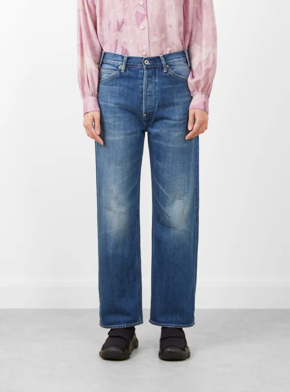 Selvedge Denim Narrow Straight Cut Medium Distress sold by Garbstore