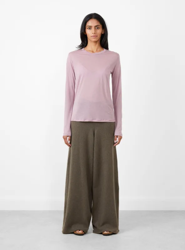 Long Sleeve Tee Still Purple sold by Garbstore