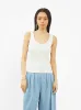 Ribbed Vest Ecru sold by Garbstore