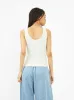 Ribbed Vest Ecru sold by Garbstore