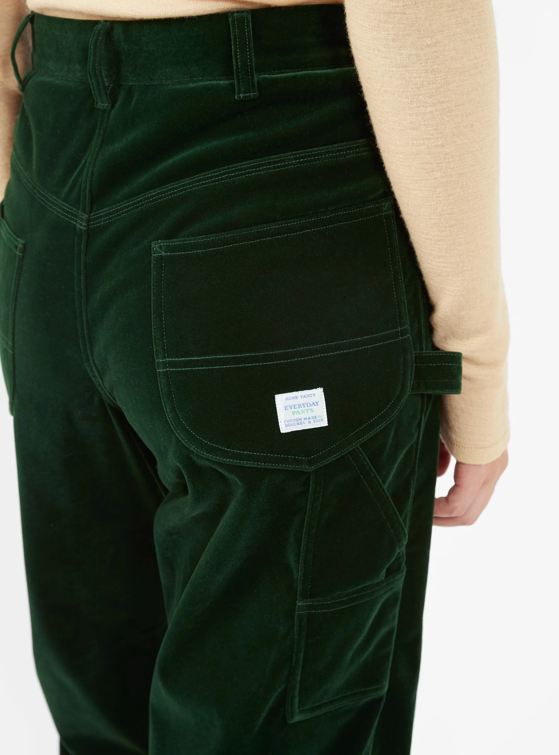 Staple Pant Bottle Green sold by Garbstore product image thumbnail 3