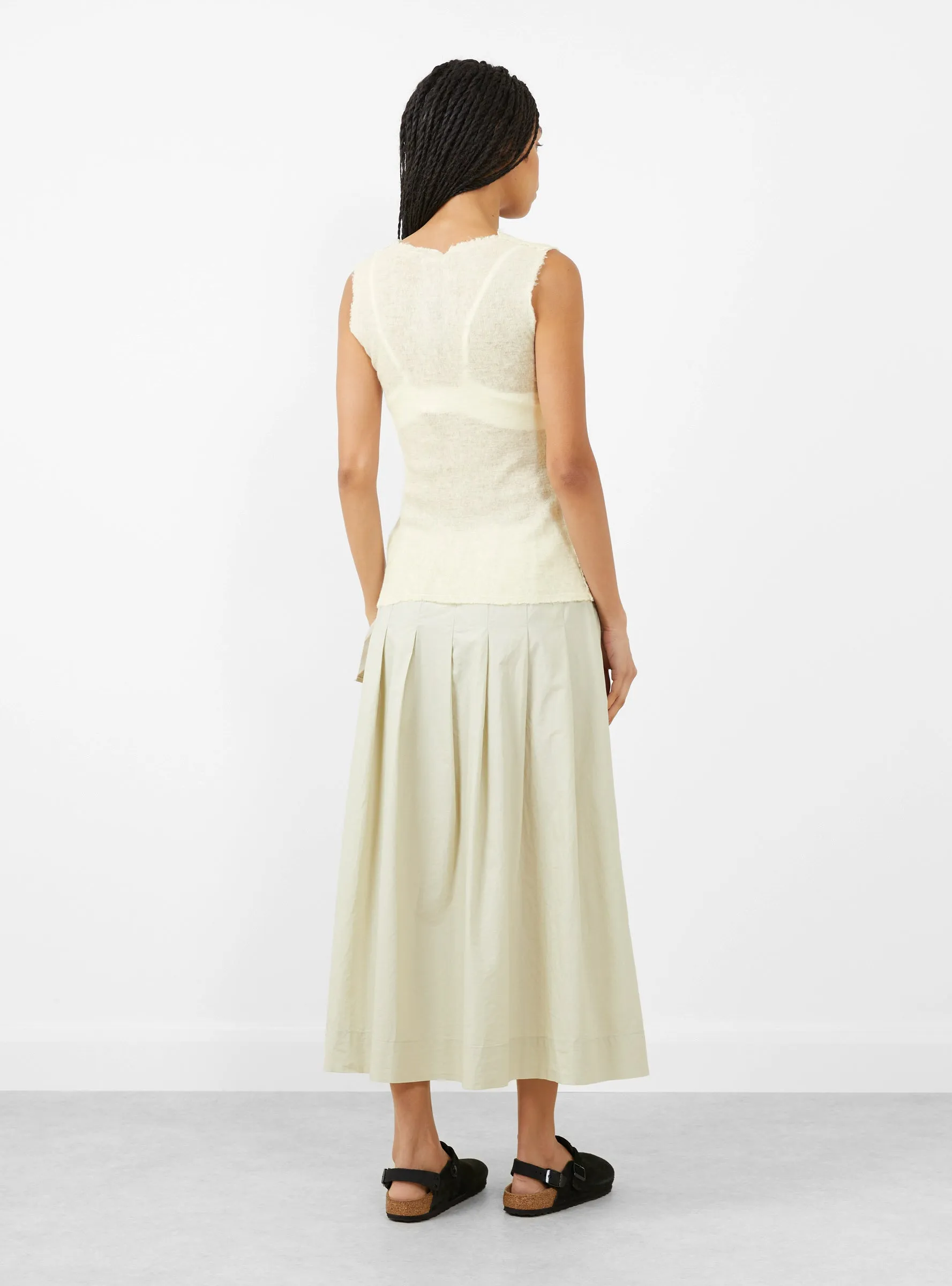 Bryndis Knit Vest Off-White sold by Garbstore product image thumbnail 2
