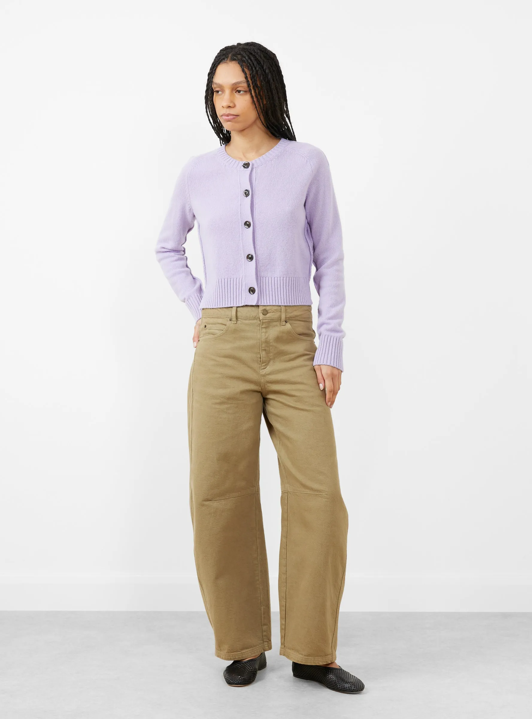 Virginia Knit Cardigan Lilas sold by Garbstore