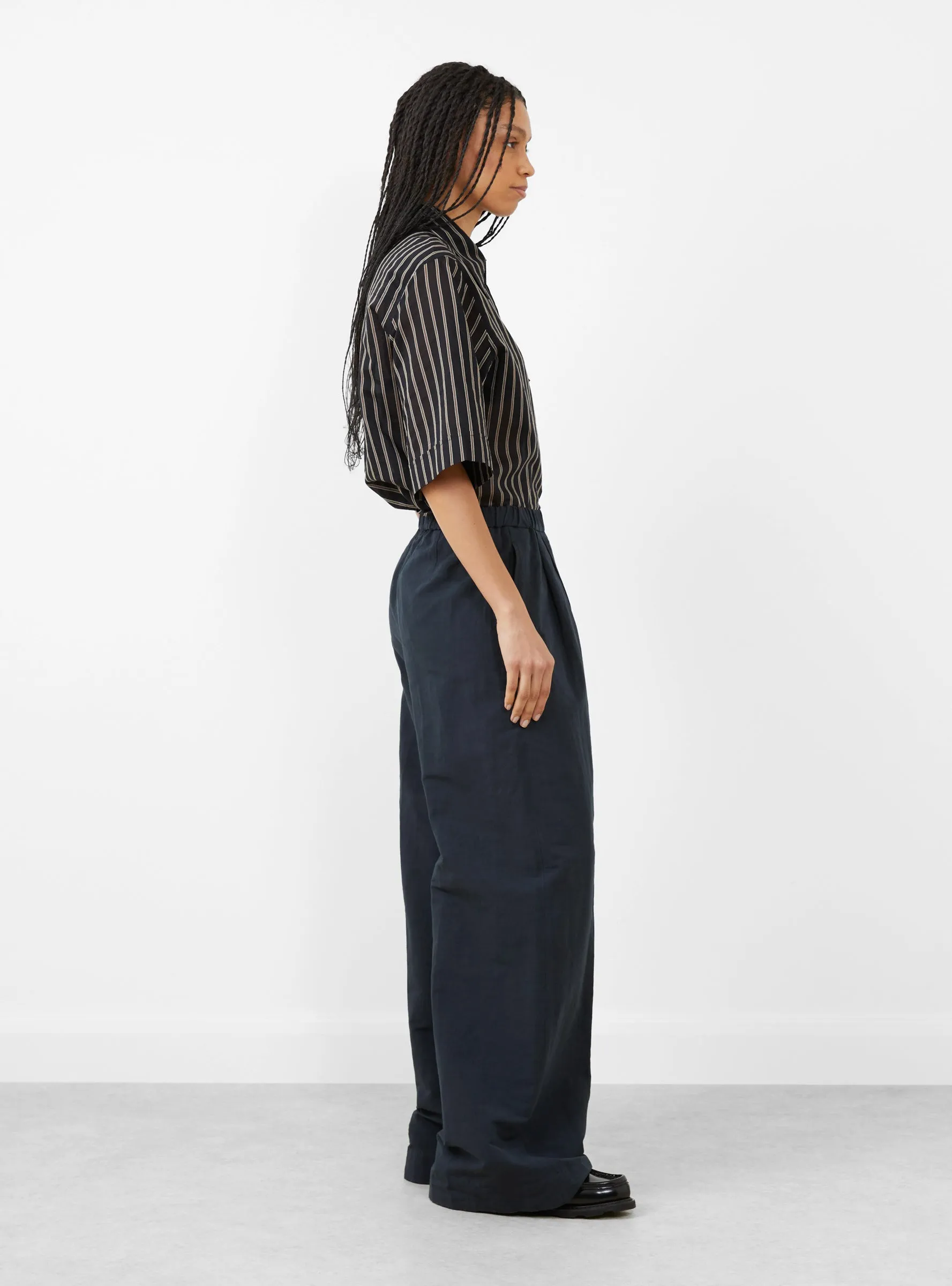 Prelah Trousers Navy sold by Garbstore product image thumbnail 2