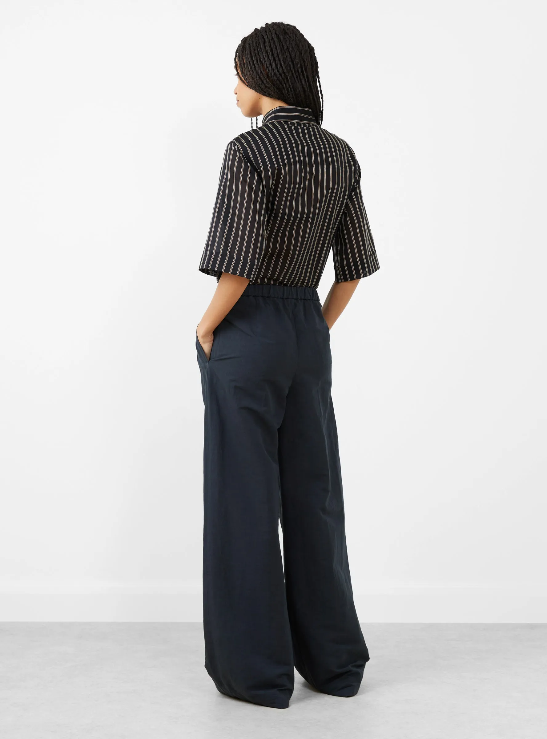Prelah Trousers Navy sold by Garbstore product image thumbnail 3