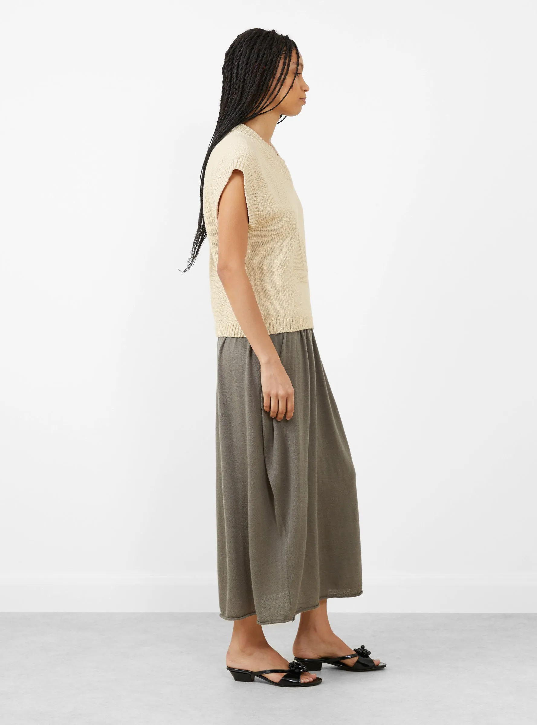 Boat Knit Vest Ecru sold by Garbstore product image thumbnail 2