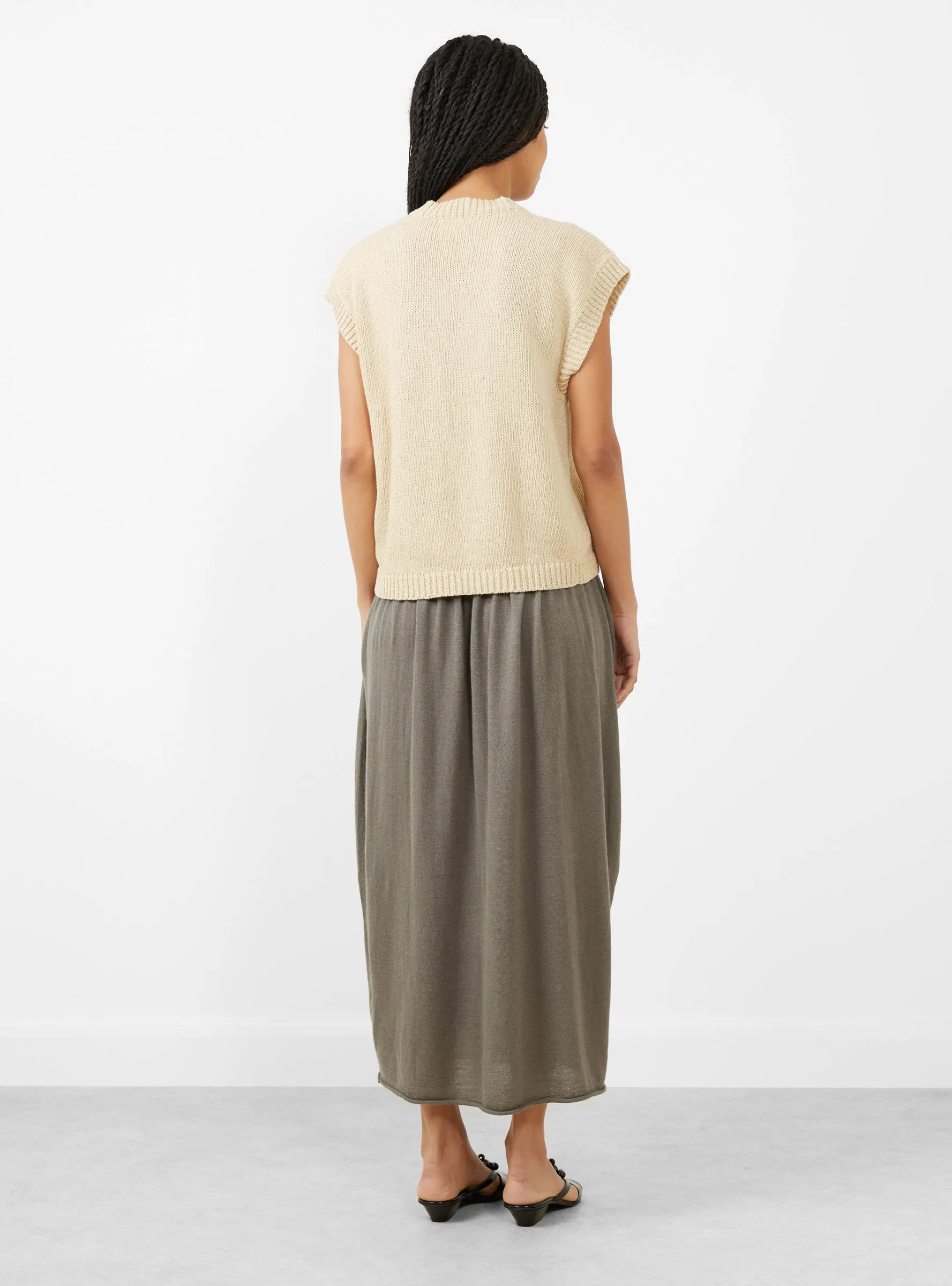 Boat Knit Vest Ecru sold by Garbstore product image thumbnail 3