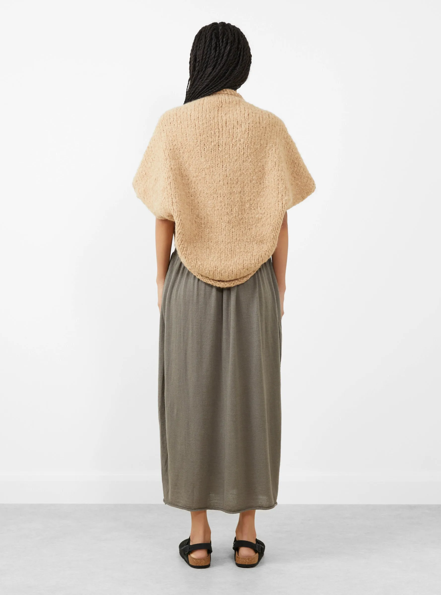 Handknit Shrug Camel sold by Garbstore product image thumbnail 2