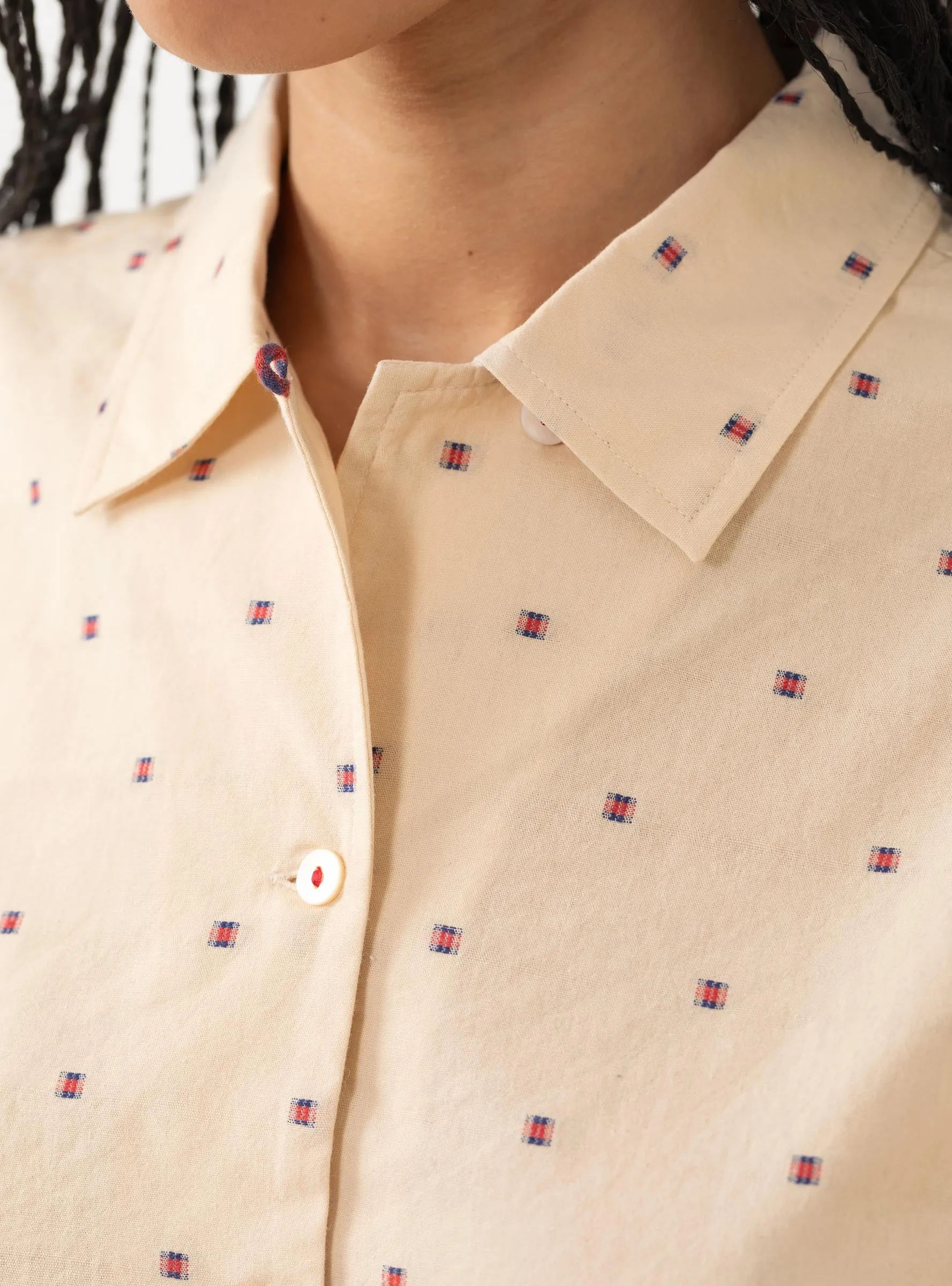 Stella Shirt Ecru Pattern sold by Garbstore product image thumbnail 4