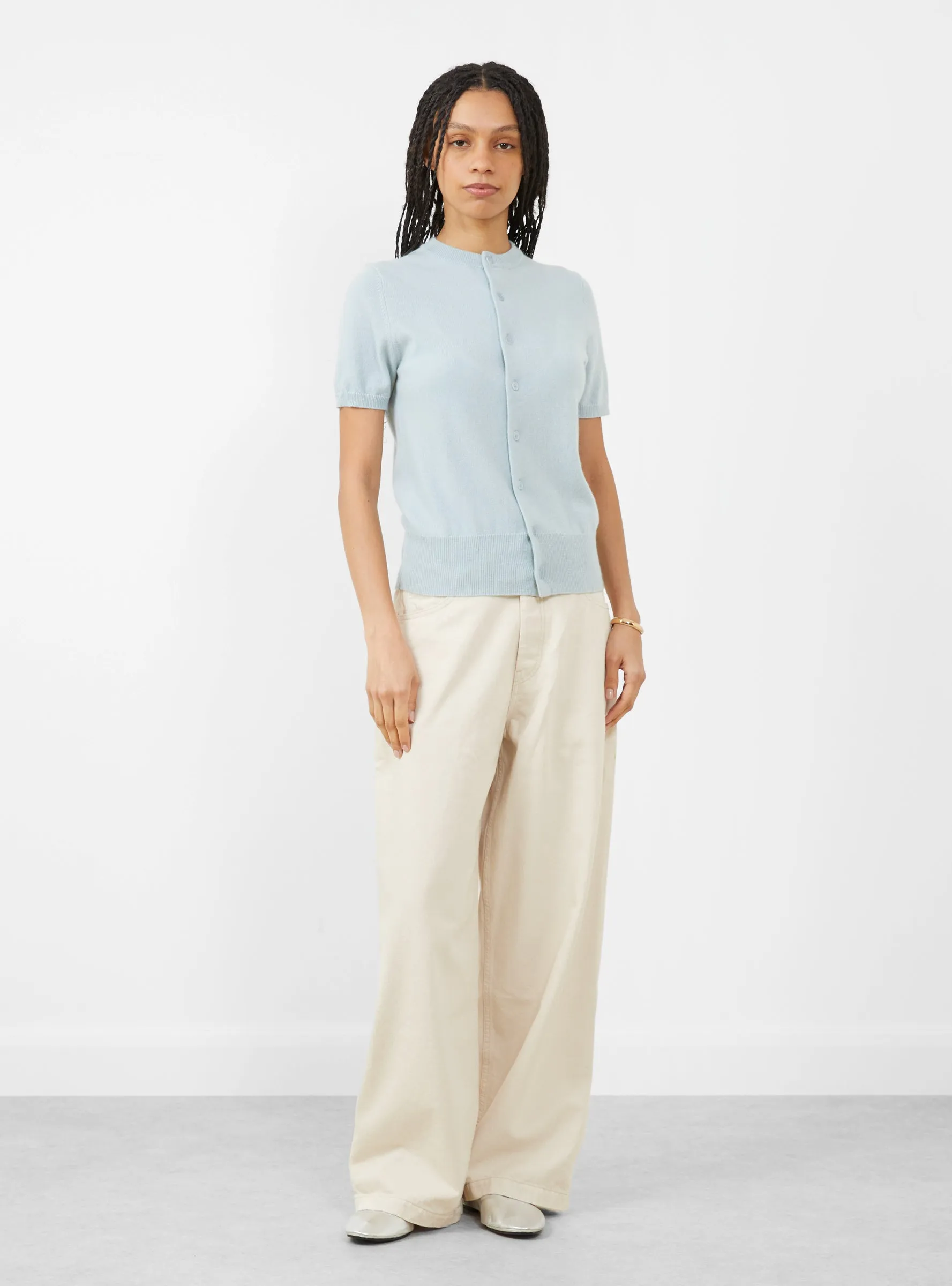 N°399 Flyer Cashmere Top Glass sold by Garbstore