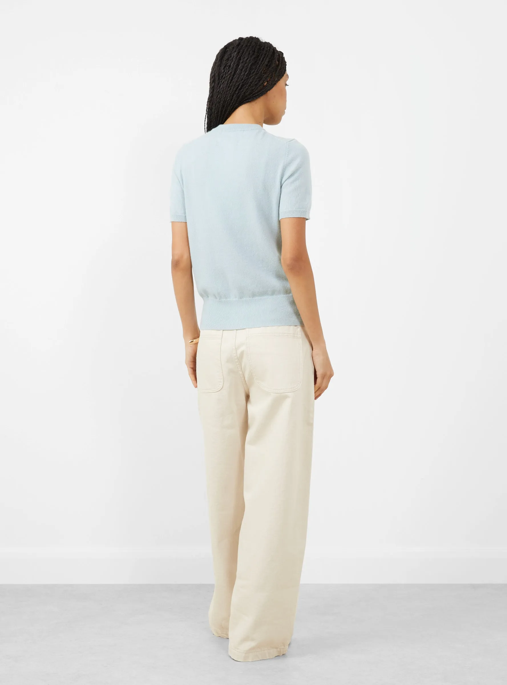 N°399 Flyer Cashmere Top Glass sold by Garbstore product image thumbnail 3