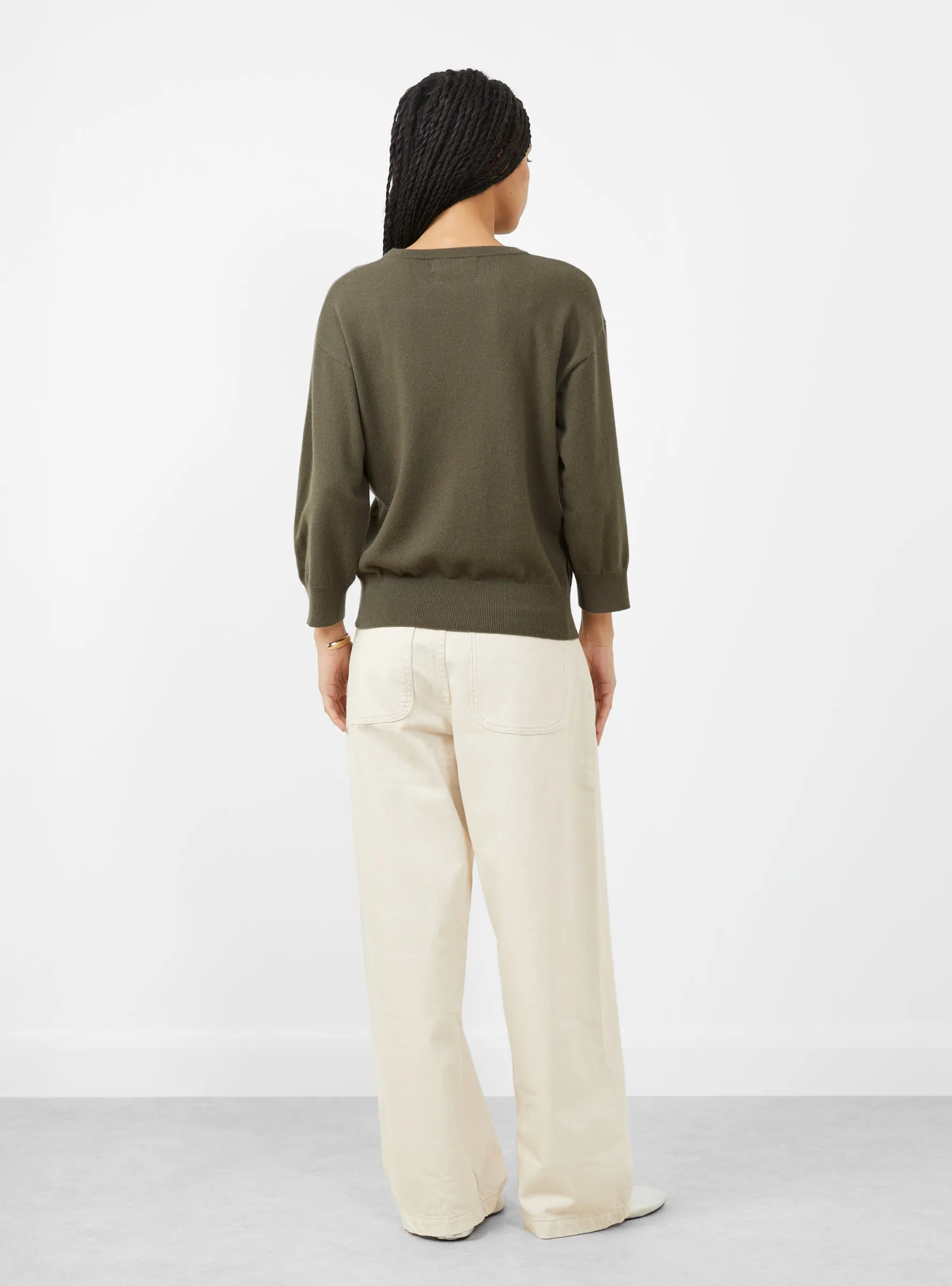 N°398 Jewel Knit Jumper Army sold by Garbstore product image thumbnail 4