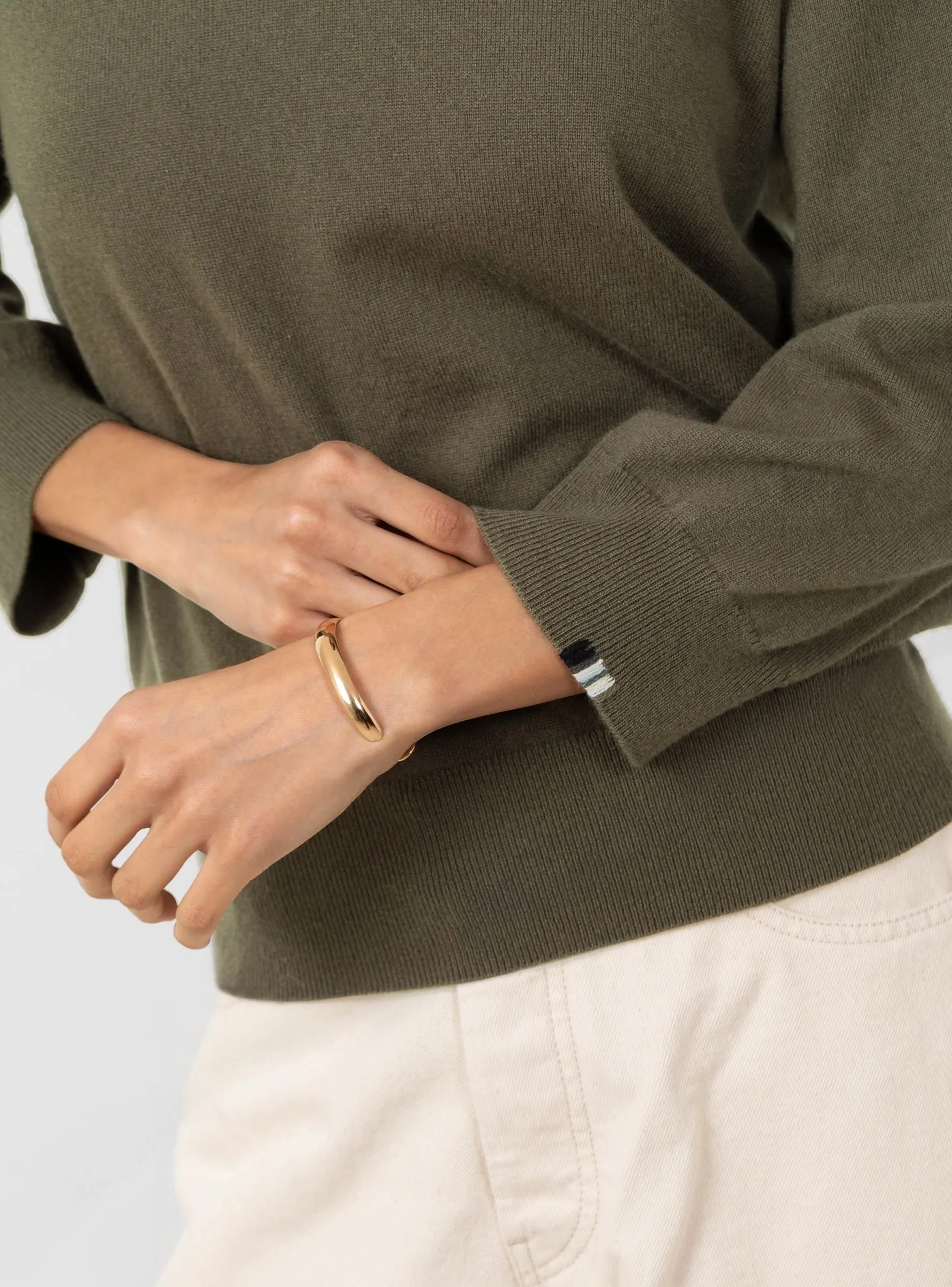 N°398 Jewel Knit Jumper Army sold by Garbstore product image thumbnail 2