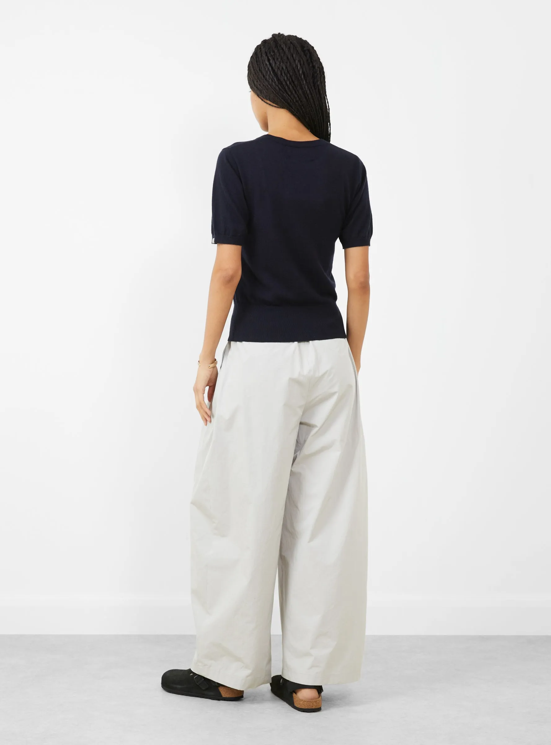 N°416 Noor Short Sleeve Knit Navy sold by Garbstore product image thumbnail 4