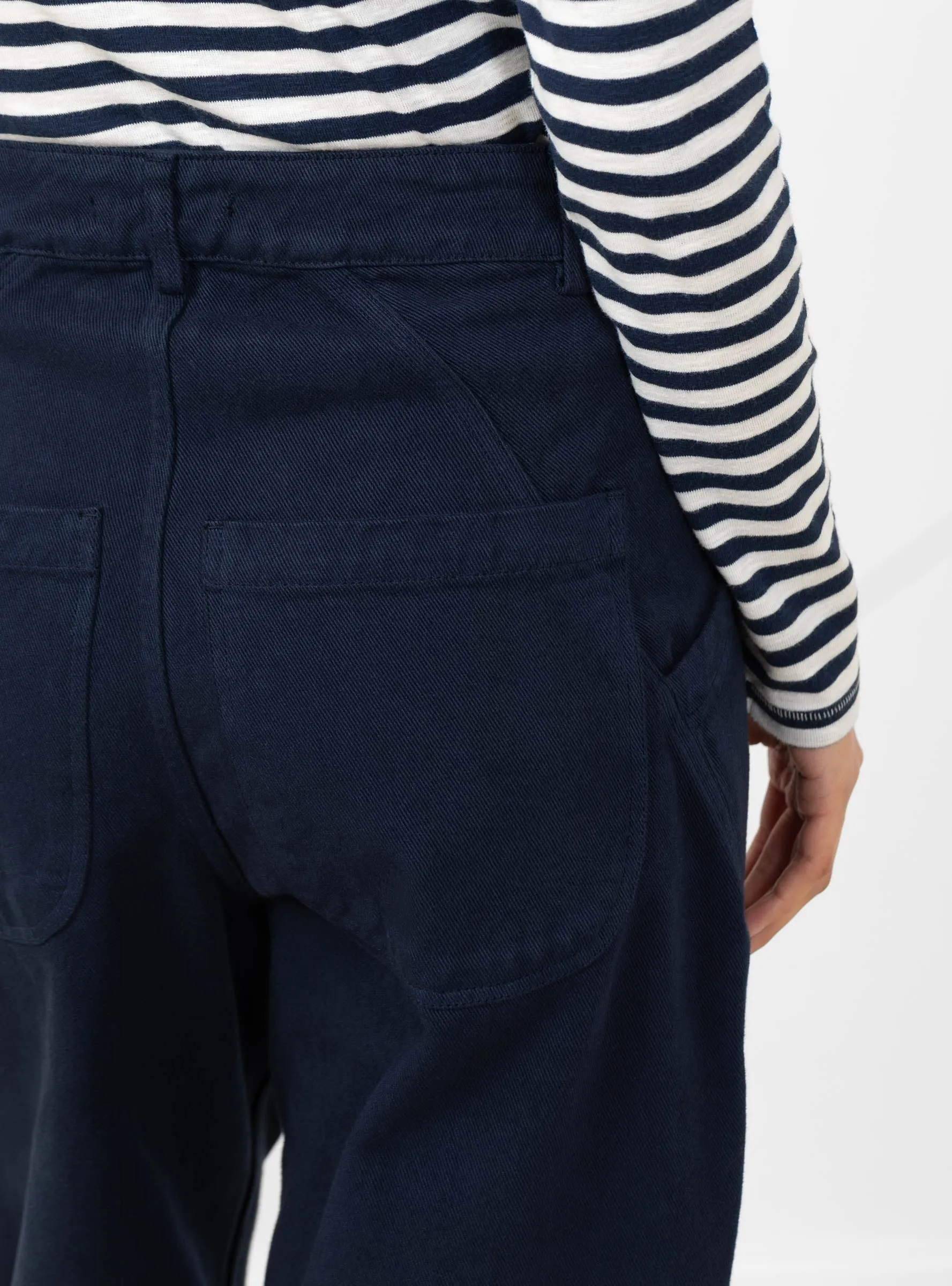 Twisted Seam Trouser Navy sold by Garbstore product image thumbnail 2
