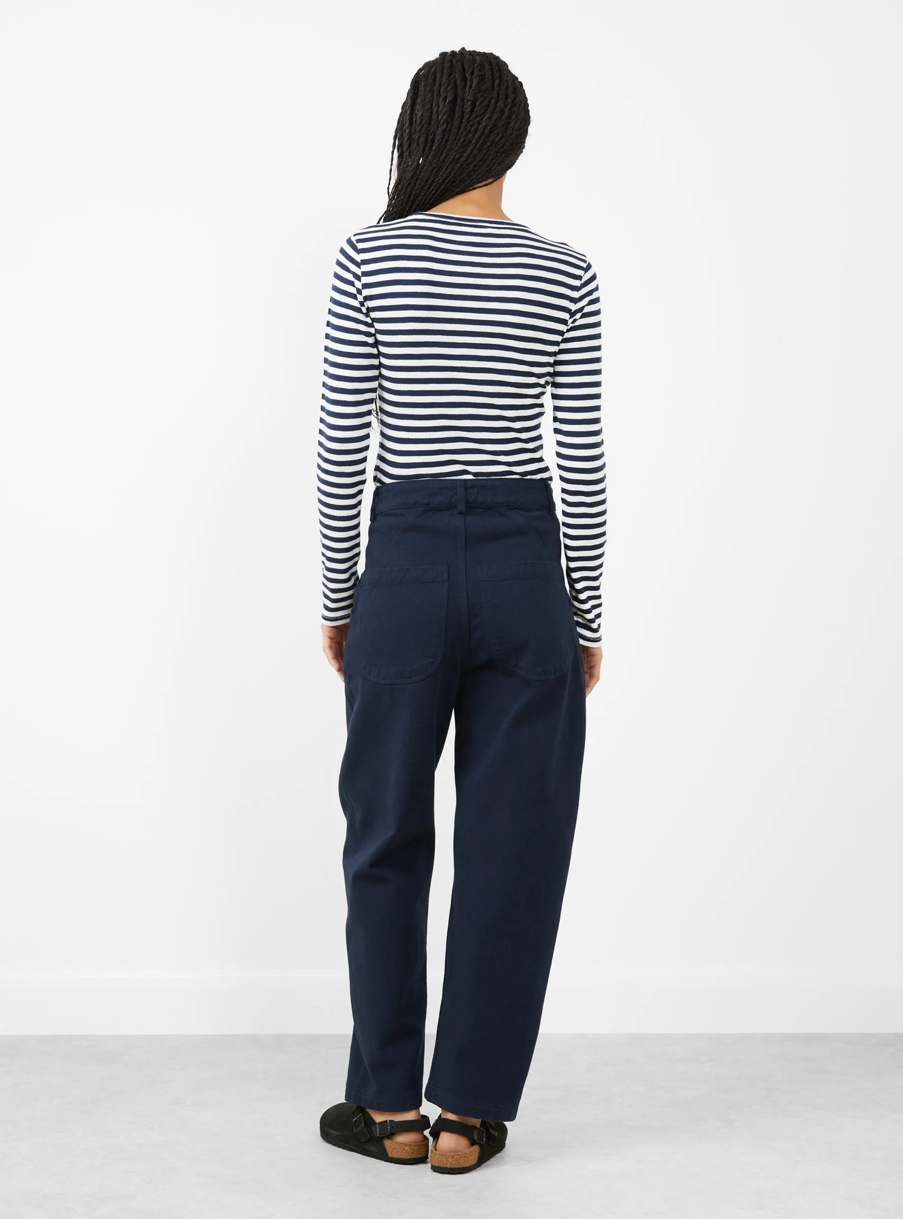 Twisted Seam Trouser Navy sold by Garbstore product image thumbnail 4