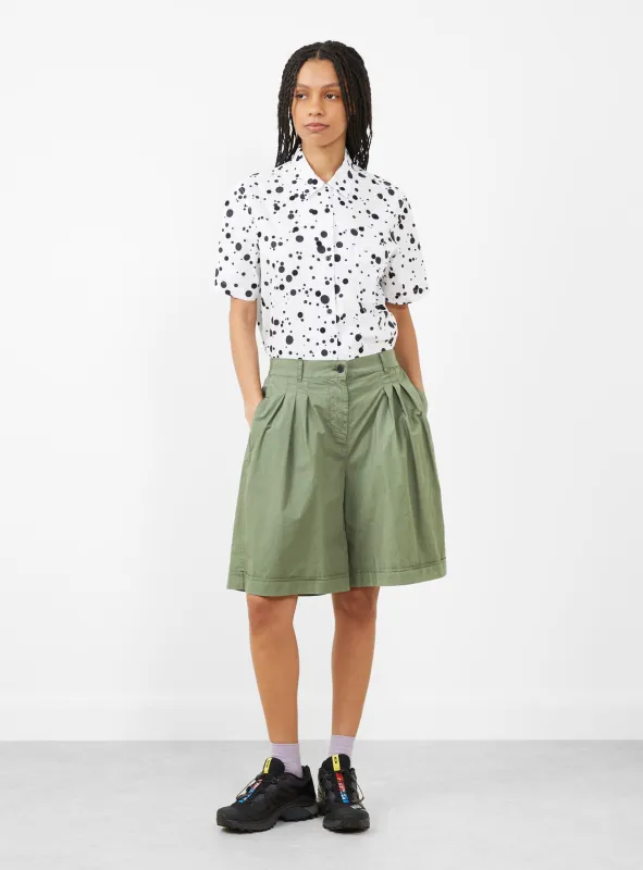 Long Walking Shorts Sage Green made by YMC