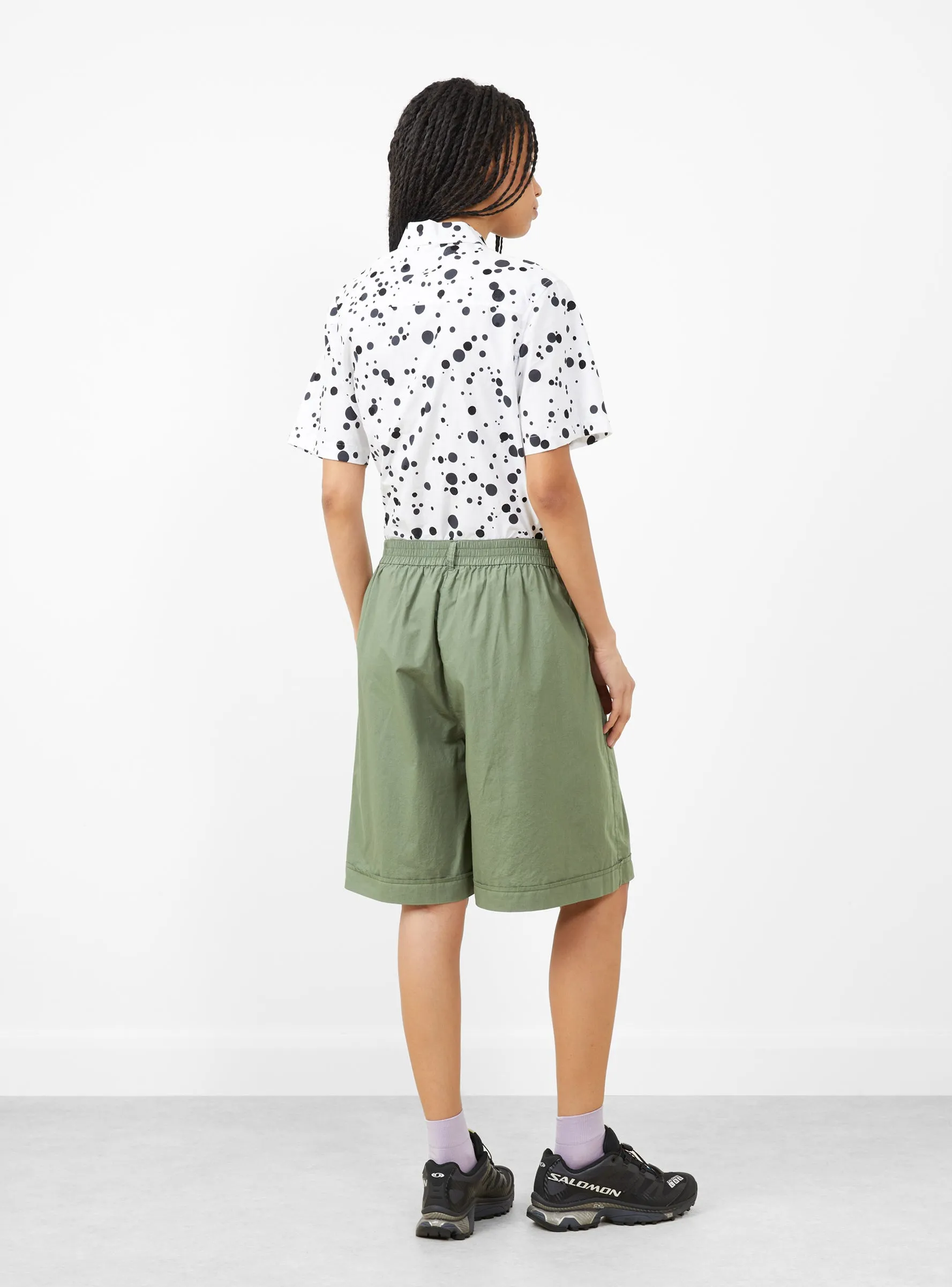 Long Walking Shorts Sage Green sold by Garbstore product image thumbnail 4