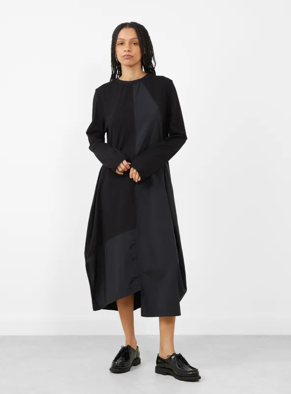 Noriko Dress Black made by YMC