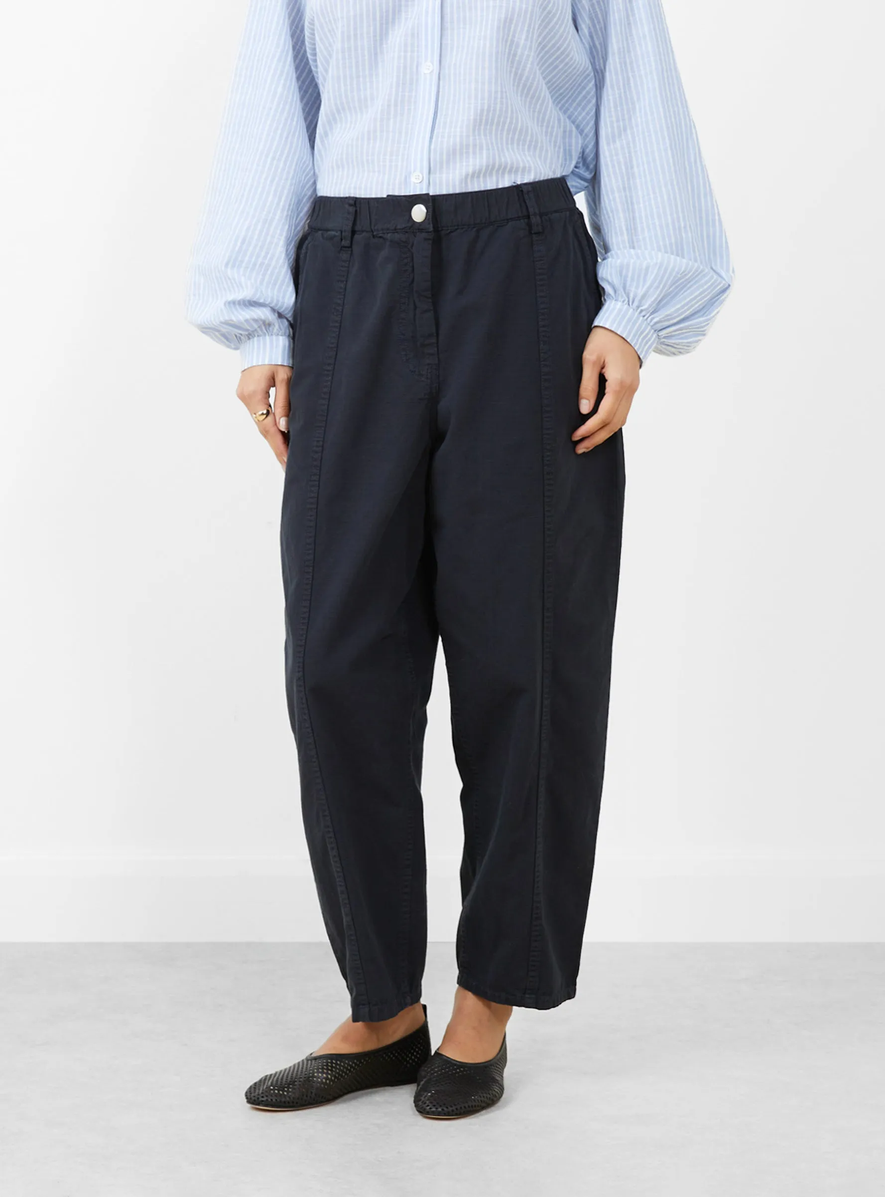 Wesly Trousers Navy sold by Garbstore product image thumbnail 2