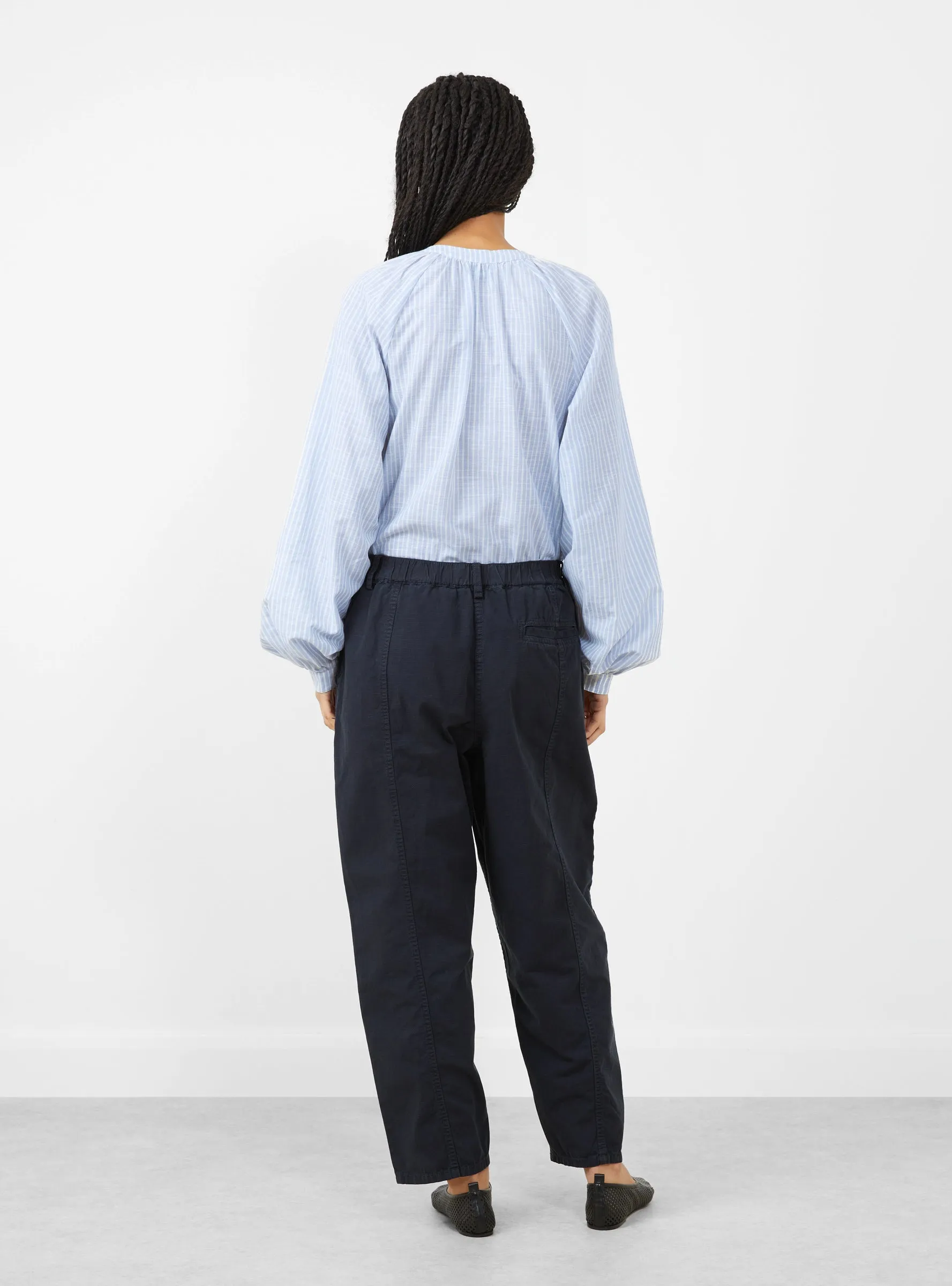 Wesly Trousers Navy sold by Garbstore product image thumbnail 4