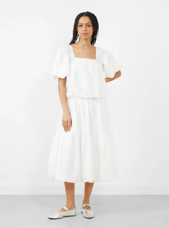 Serenata Dress Off White made by Garbstore