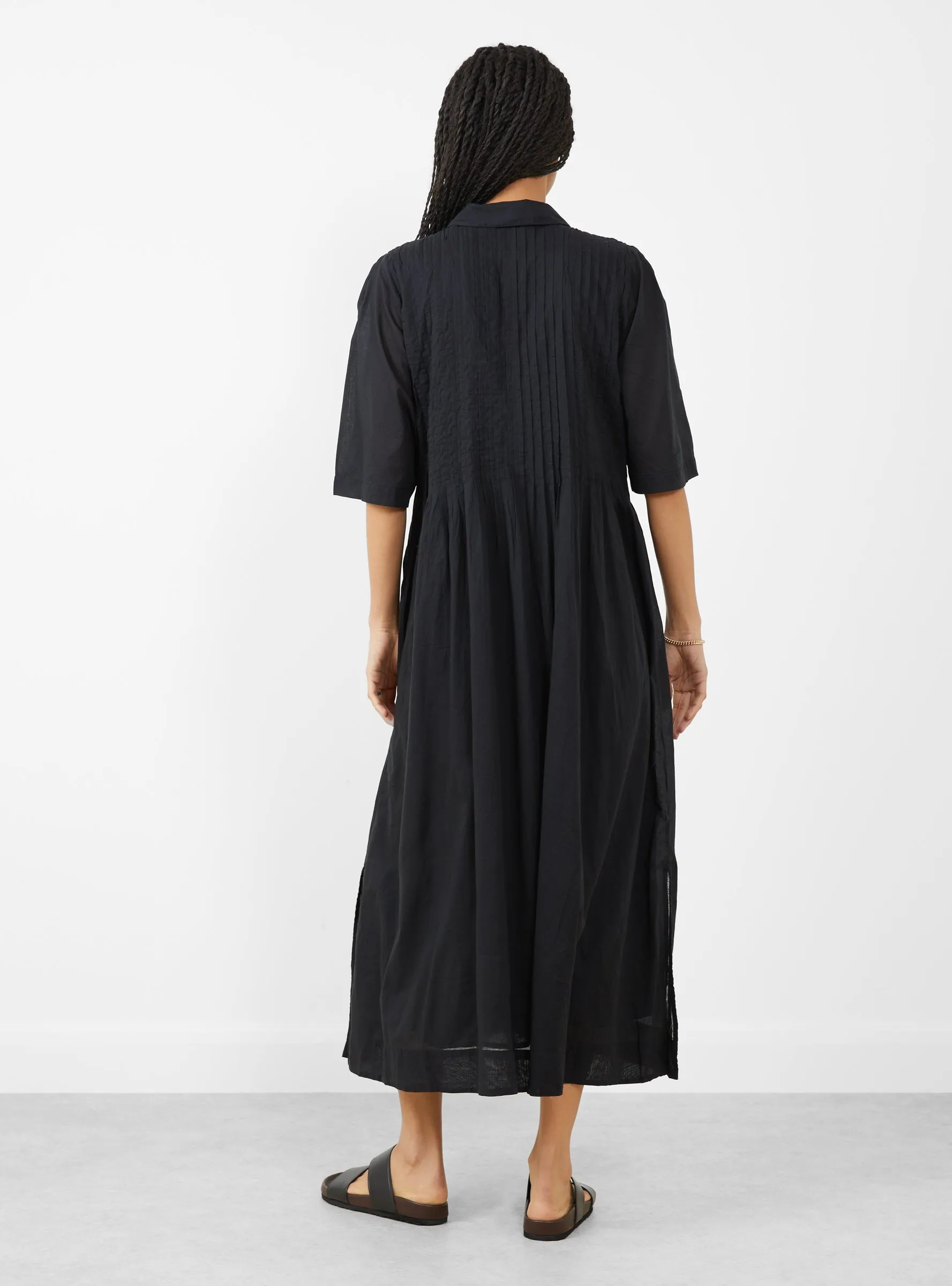 Dot Shirt Dress Black sold by Garbstore product image thumbnail 3
