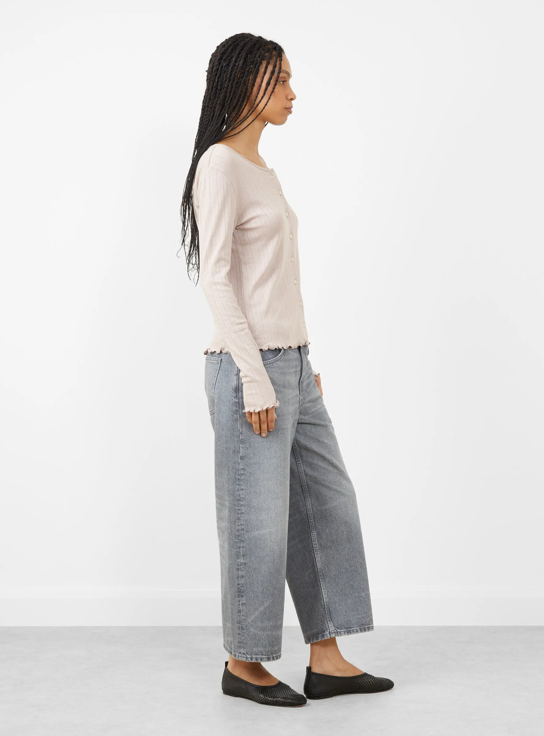 Edie Cardigan Dusty Lavander sold by Garbstore product image thumbnail 3