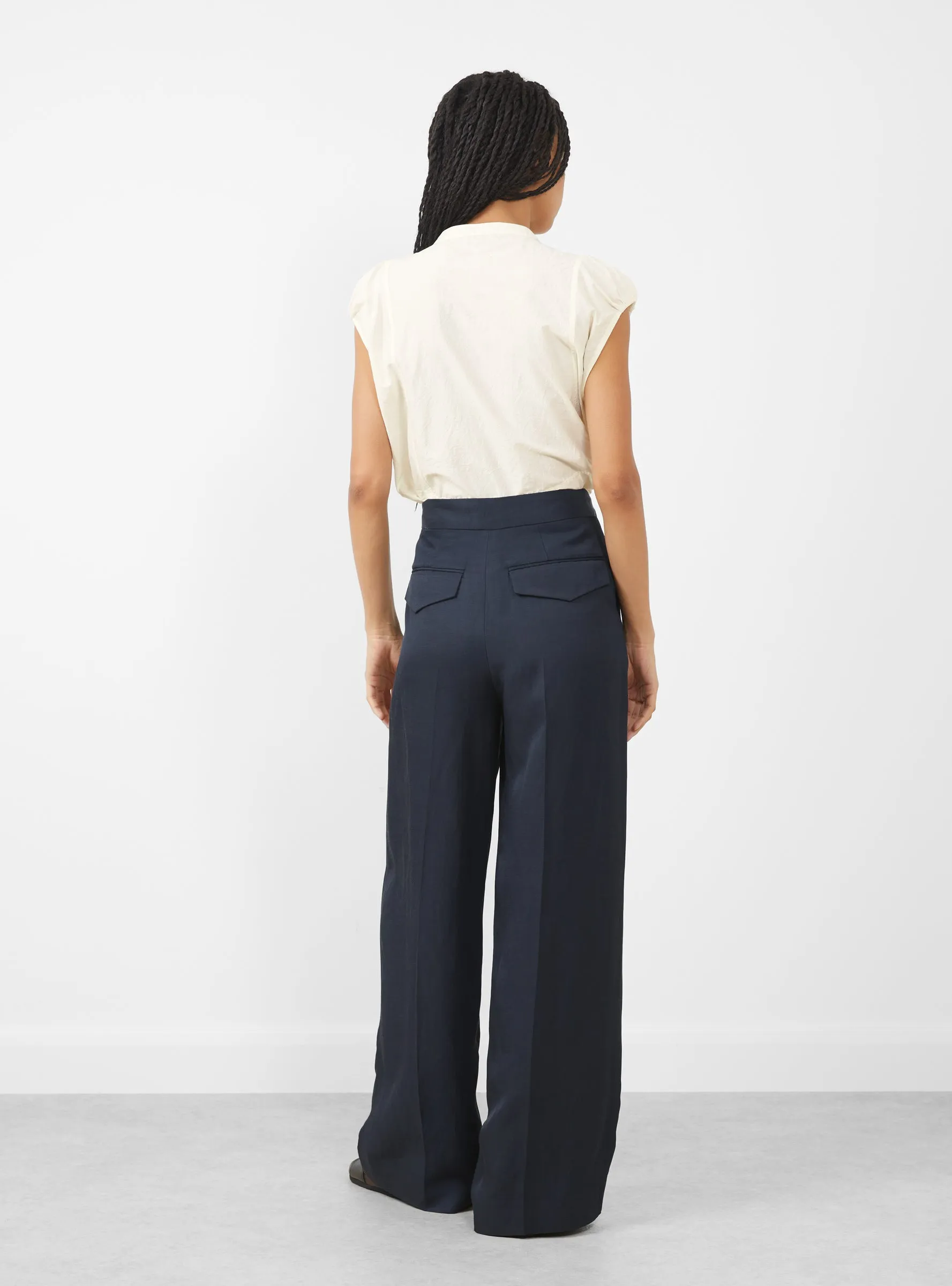 Bristol Trousers Navy sold by Garbstore product image thumbnail 4