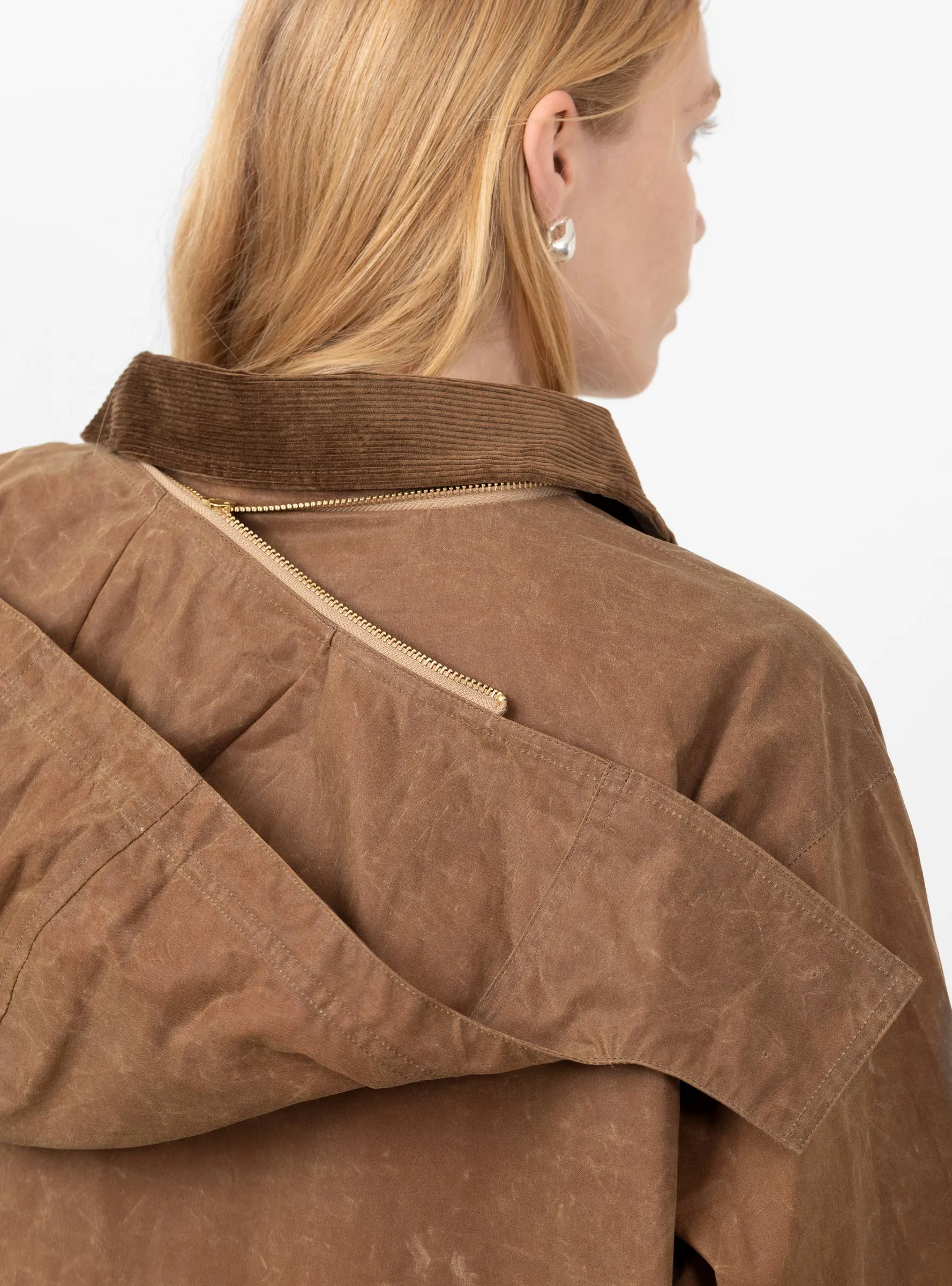 Hunting Short Coat Caramel sold by Garbstore product image thumbnail 5