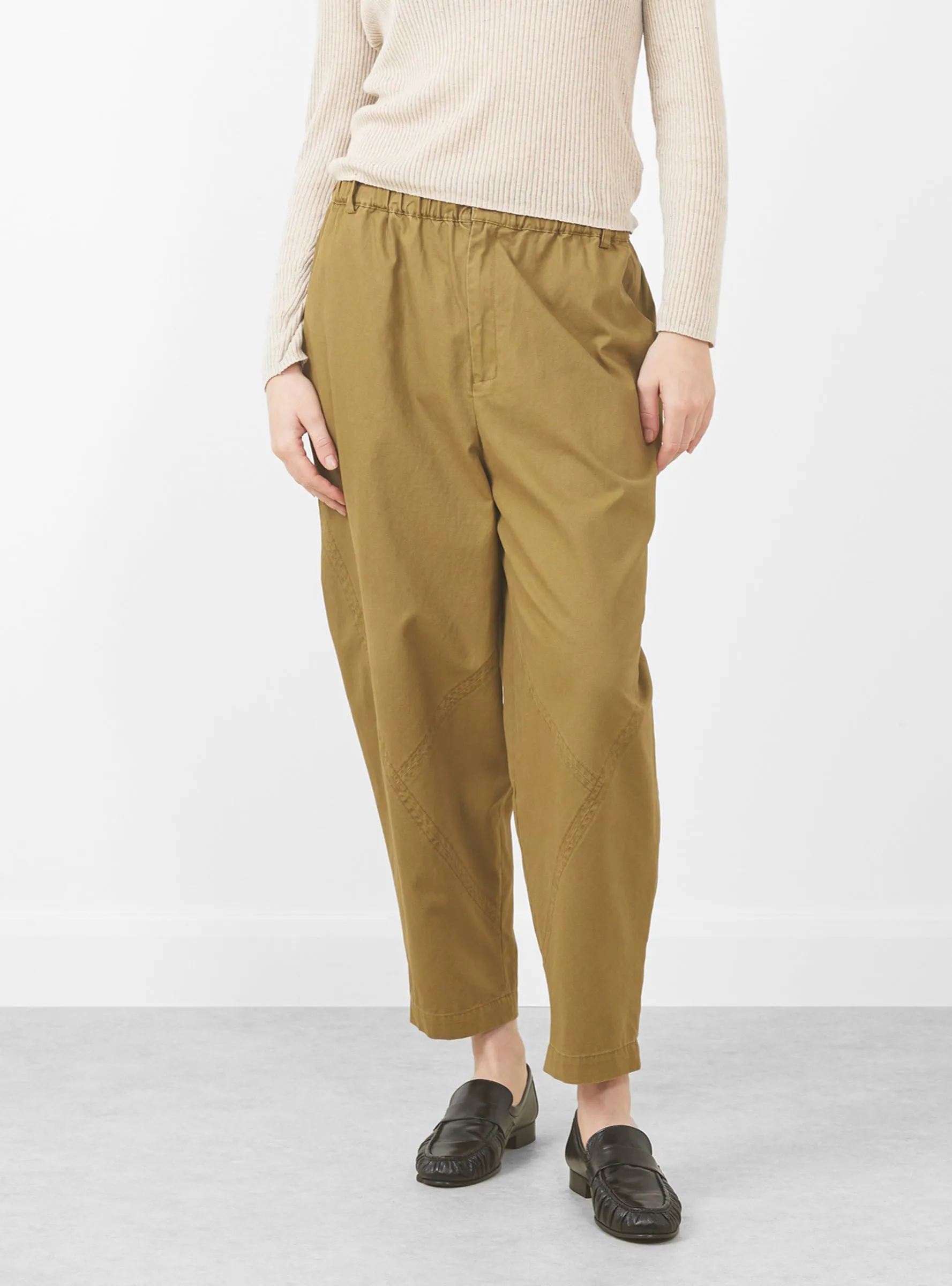 Elastic Latern Trousers, Faded Caramel sold by Garbstore product image thumbnail 2