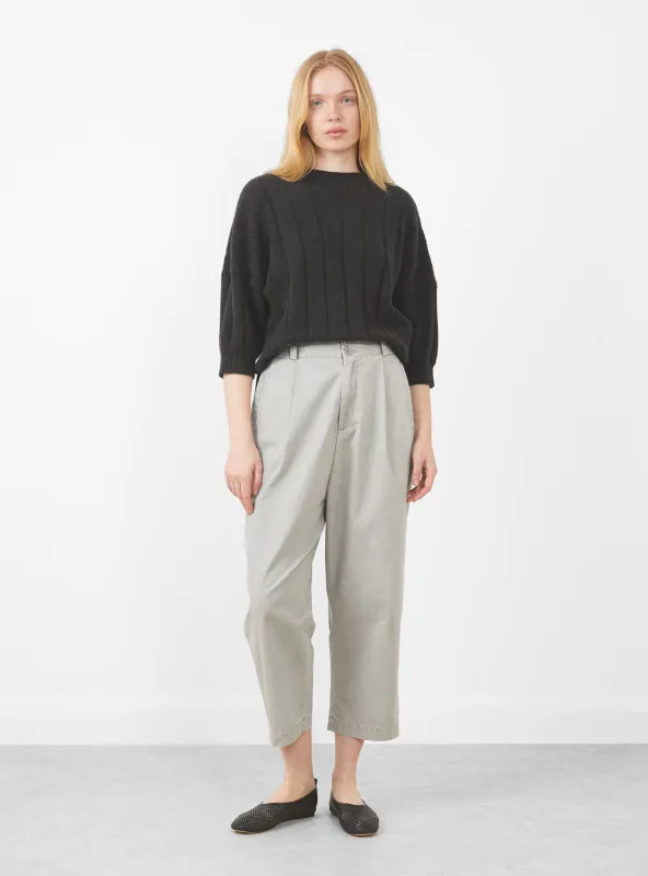 Elastic Dropped Crotch Trouser Grey sold by Garbstore