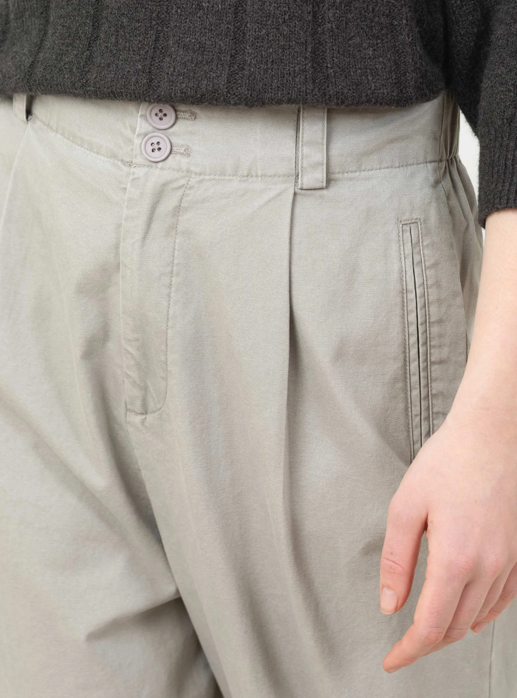 Elastic Dropped Crotch Trouser Grey sold by Garbstore product image thumbnail 2