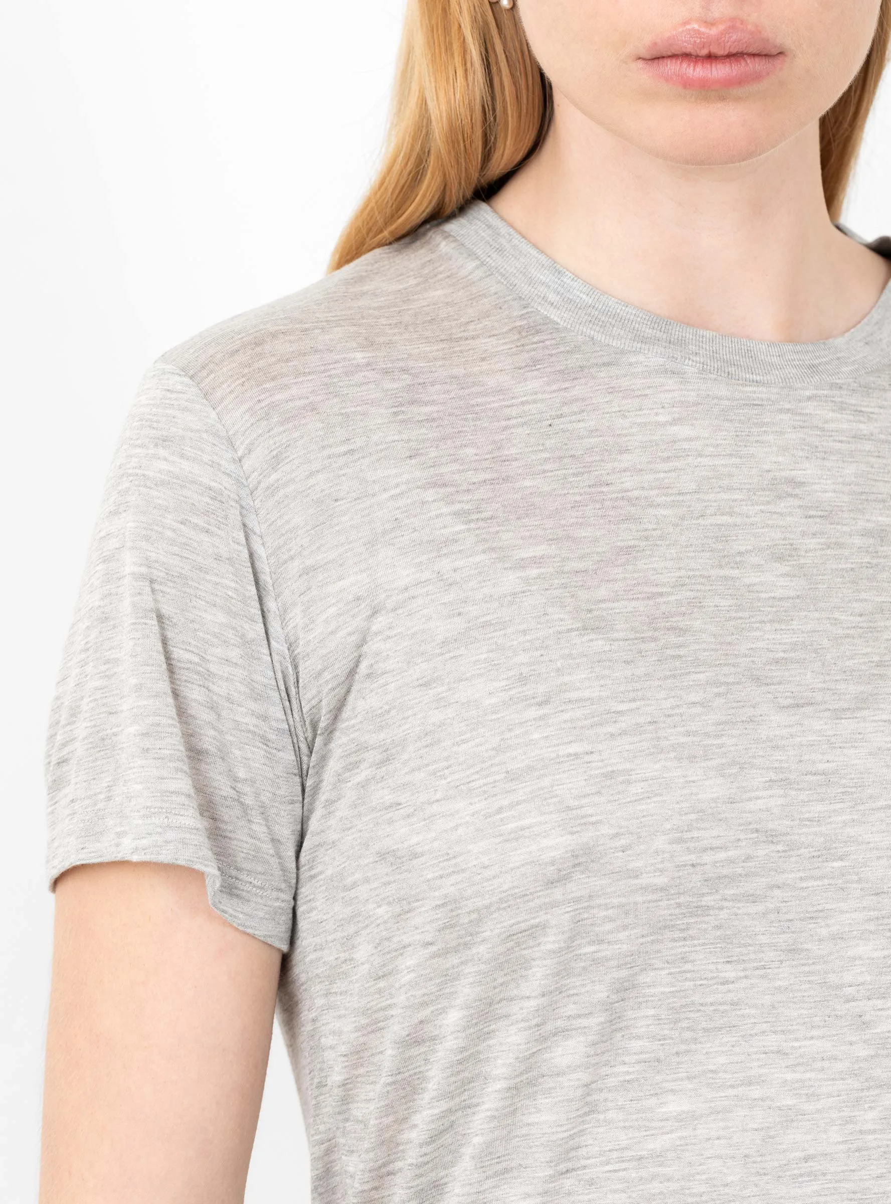 Short Sleeve T-Shirt Grey Melange sold by Garbstore product image thumbnail 4