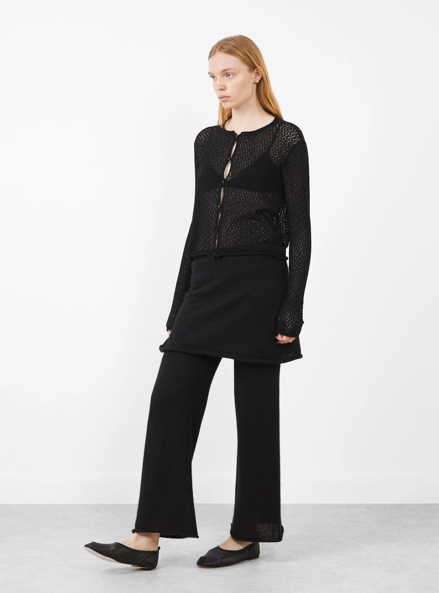 Pointelle Cardigan sold by Garbstore product image thumbnail 2