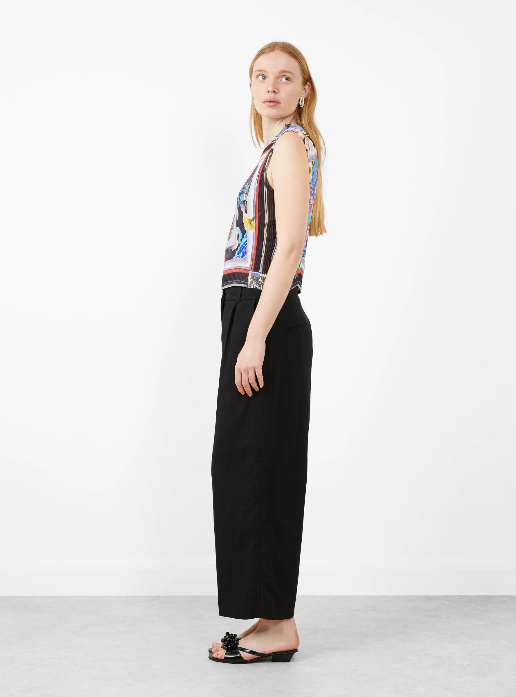 Thelma Pleated Top Alice Blue sold by Garbstore product image thumbnail 3