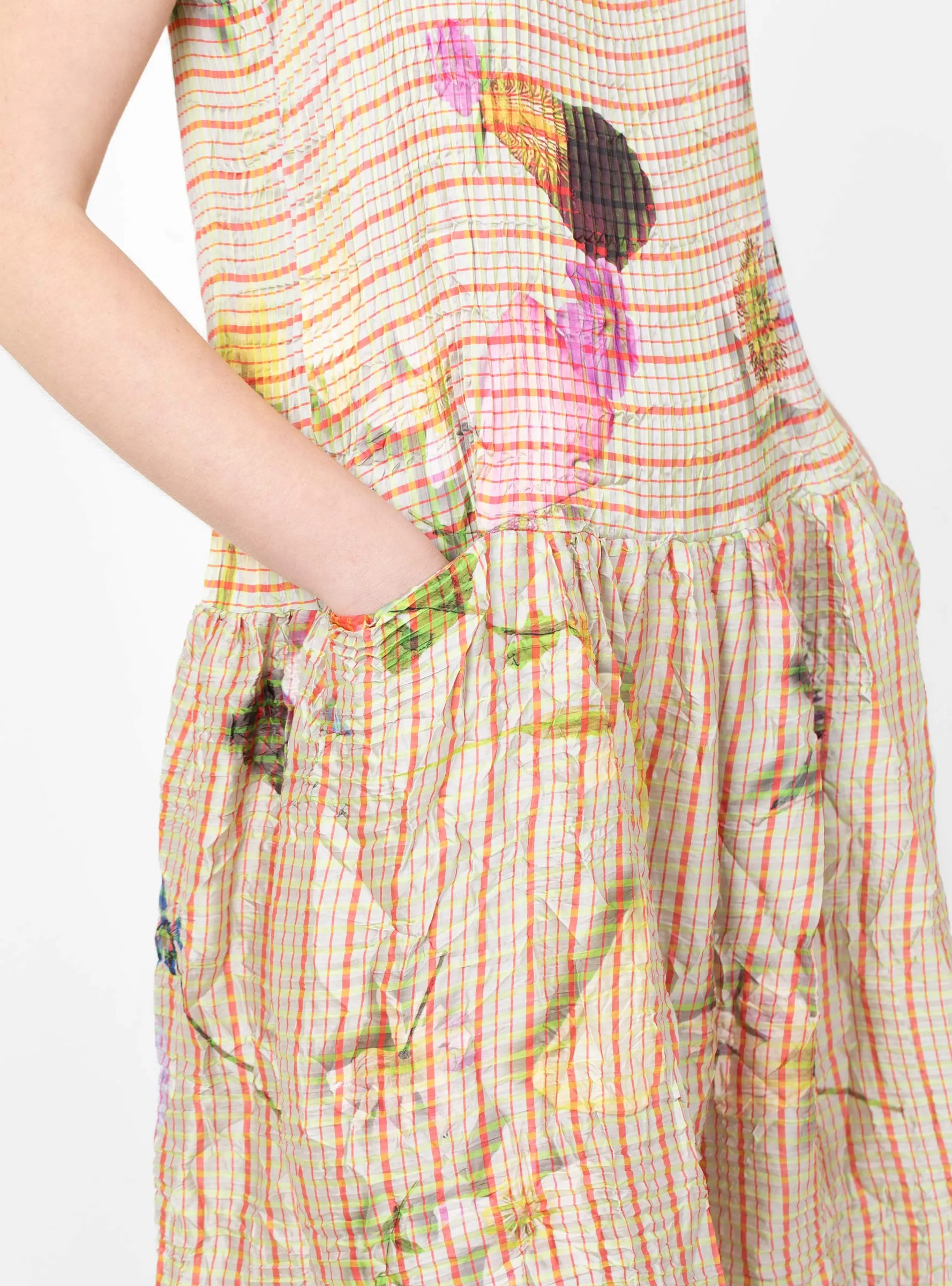 Luna Pleated Dress Pagel Gold sold by Garbstore product image thumbnail 4