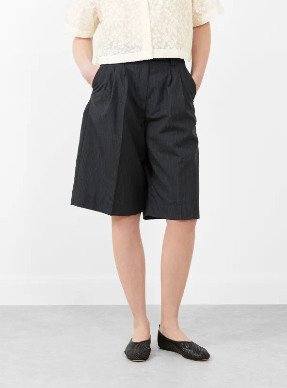 Favourite Shorts Dark Grey Pinstripe made by Garbstore