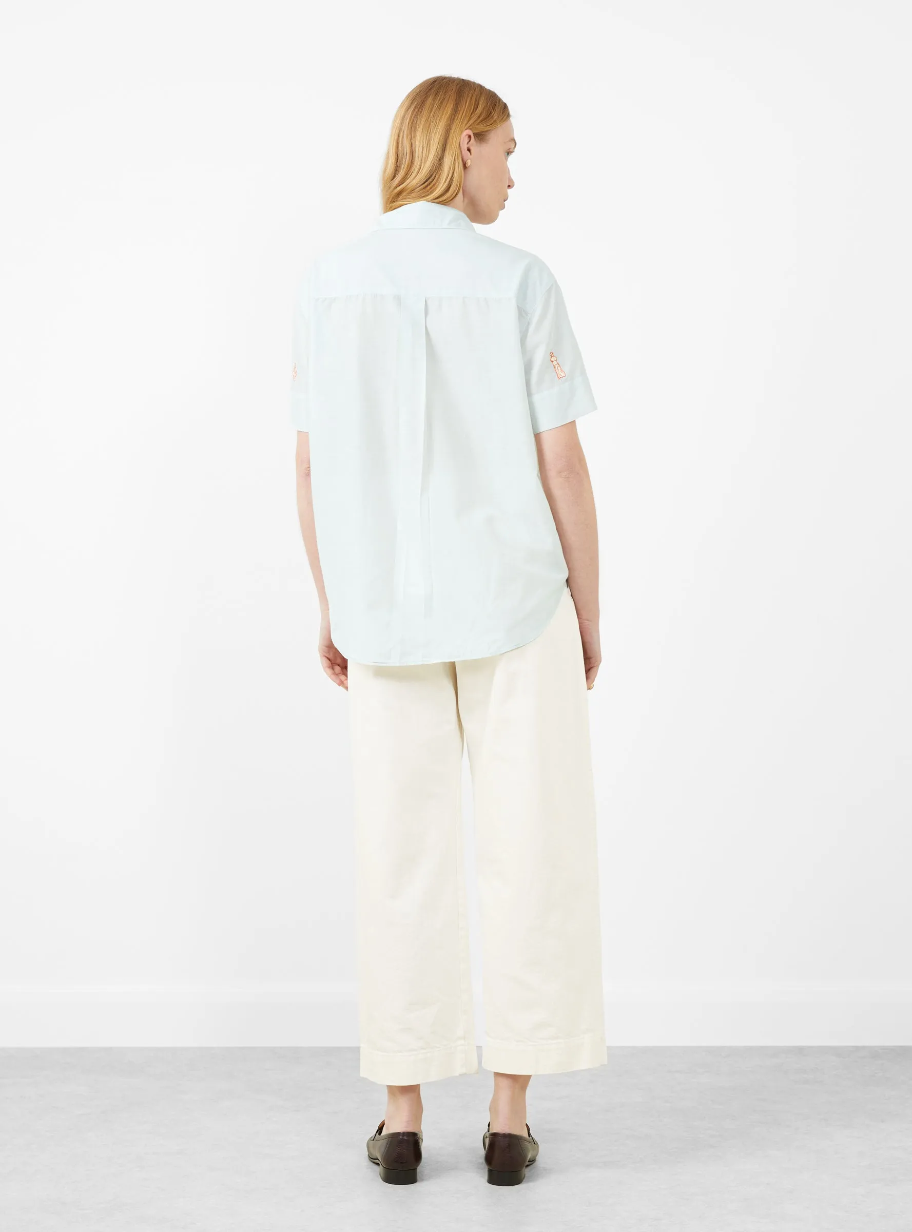 Camphor Shirt Greek Art Ciel Blue sold by Garbstore product image thumbnail 3