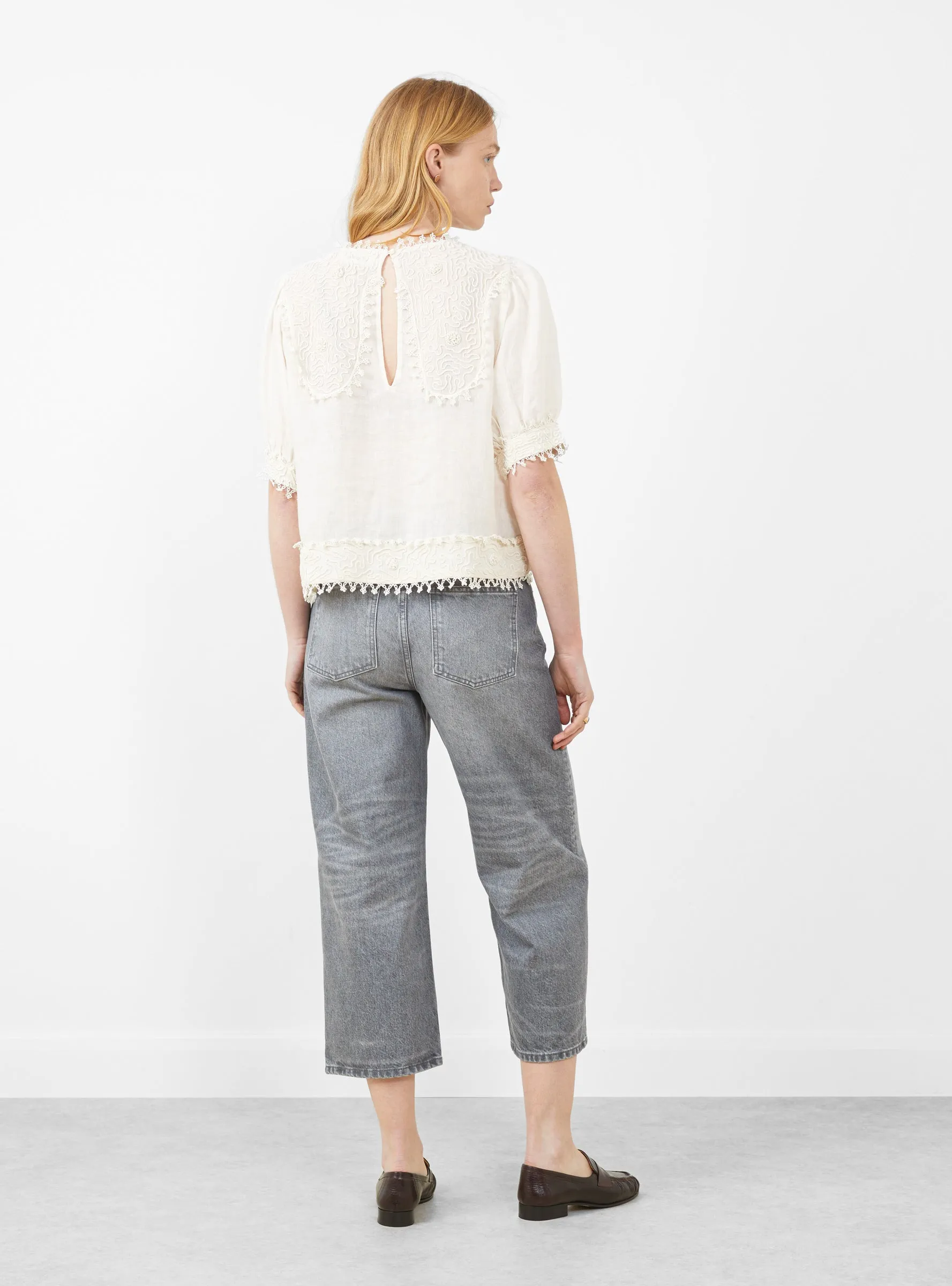 Emmy Blouse Off White sold by Garbstore product image thumbnail 3