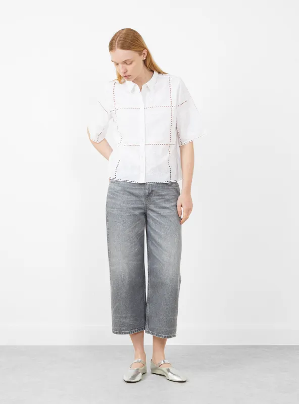 Anemone Shirt Optic White sold by Garbstore