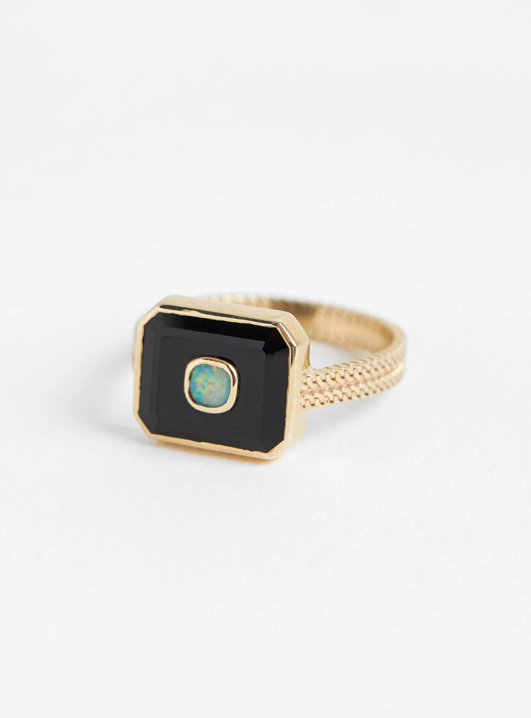 Anton No1 Ring Black Onyx sold by Garbstore product image thumbnail 2